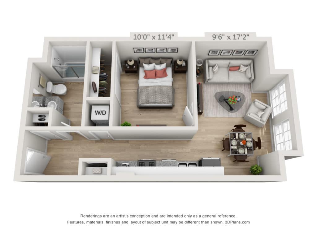 1bedroomA1 Lyndon at The Curtis